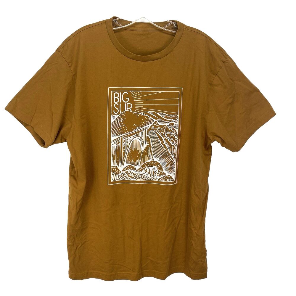 Known Supply Bokul Mala Biswas "Big Sur" Tee Shirt Size XL? 45" Chest